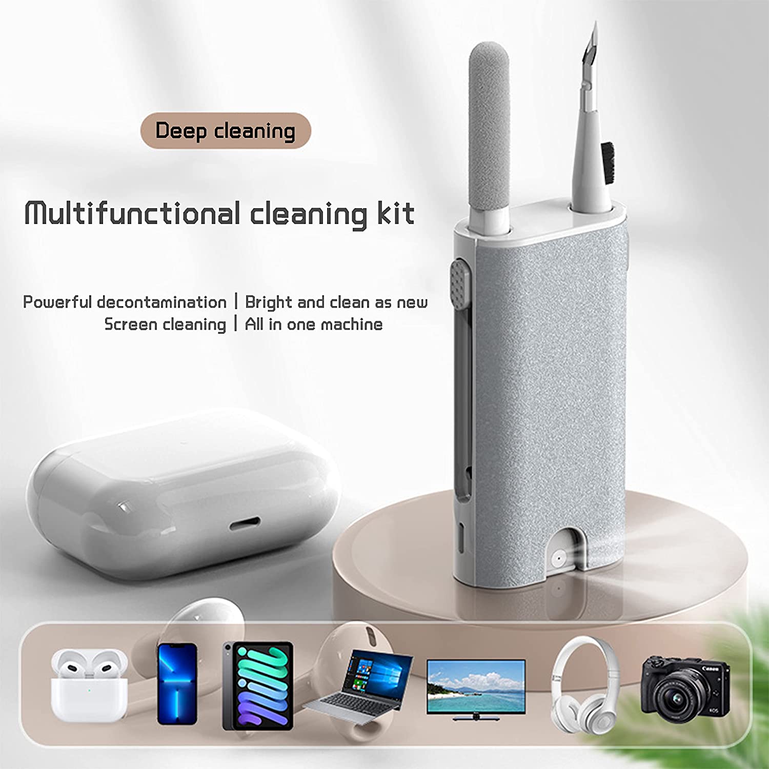 Monitor Cleaning Kit - 5 في 1 سماعة فرشاة تنظيف