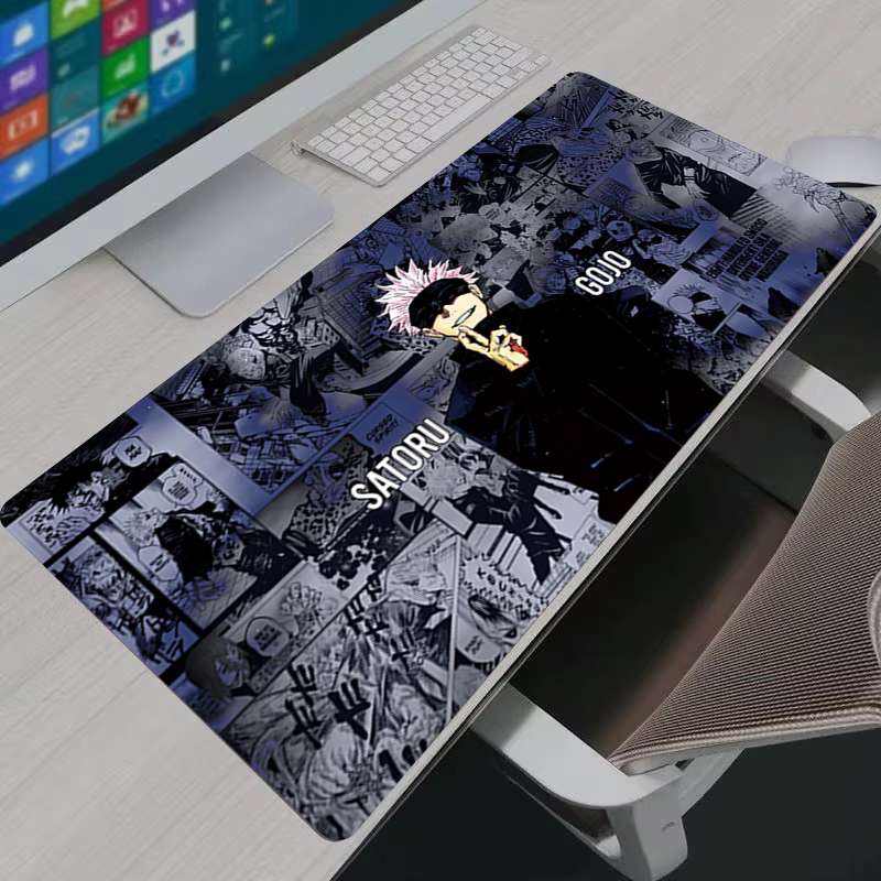 Desk Setup Rug - لوحة ماوس كبيرة للألعاب بتصميم أنيمي