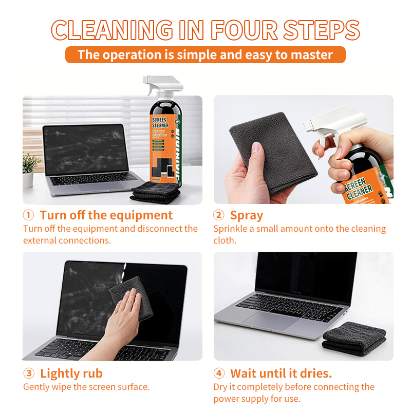 مجموعة رش تنظيف الشاشات مع قطع - مراجعة Monitor Cleaning Kit وسعره