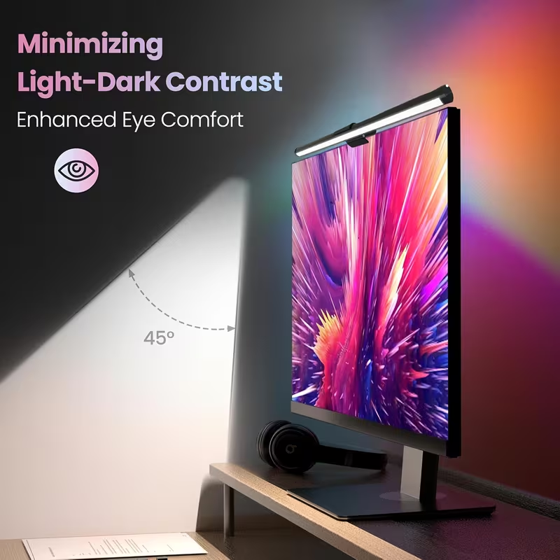 شريط إضاءة LED لشاشة الكمبيوتر - مراجعة Desk Setup Modern وسعره