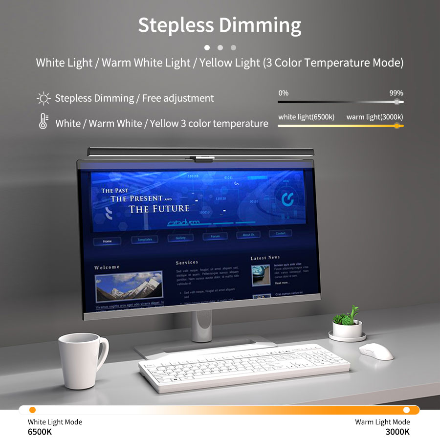 شريط إضاءة LED للشاشة بطول 50  - مراجعة Desk Setup Modern وسعره
