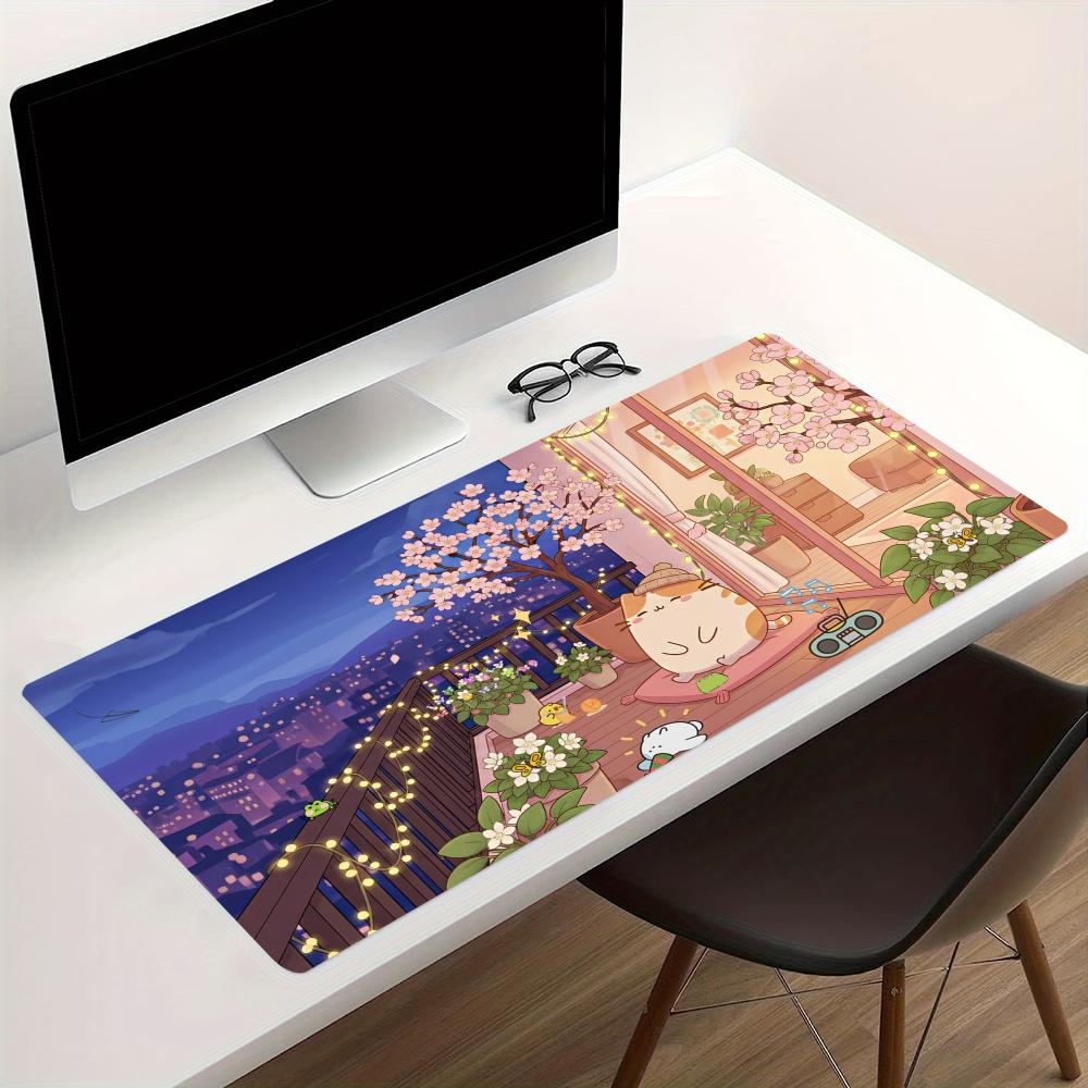 وسادة فأرة ألعاب كبيرة مريحة ب - مراجعة Desk Setup Anime وسعره