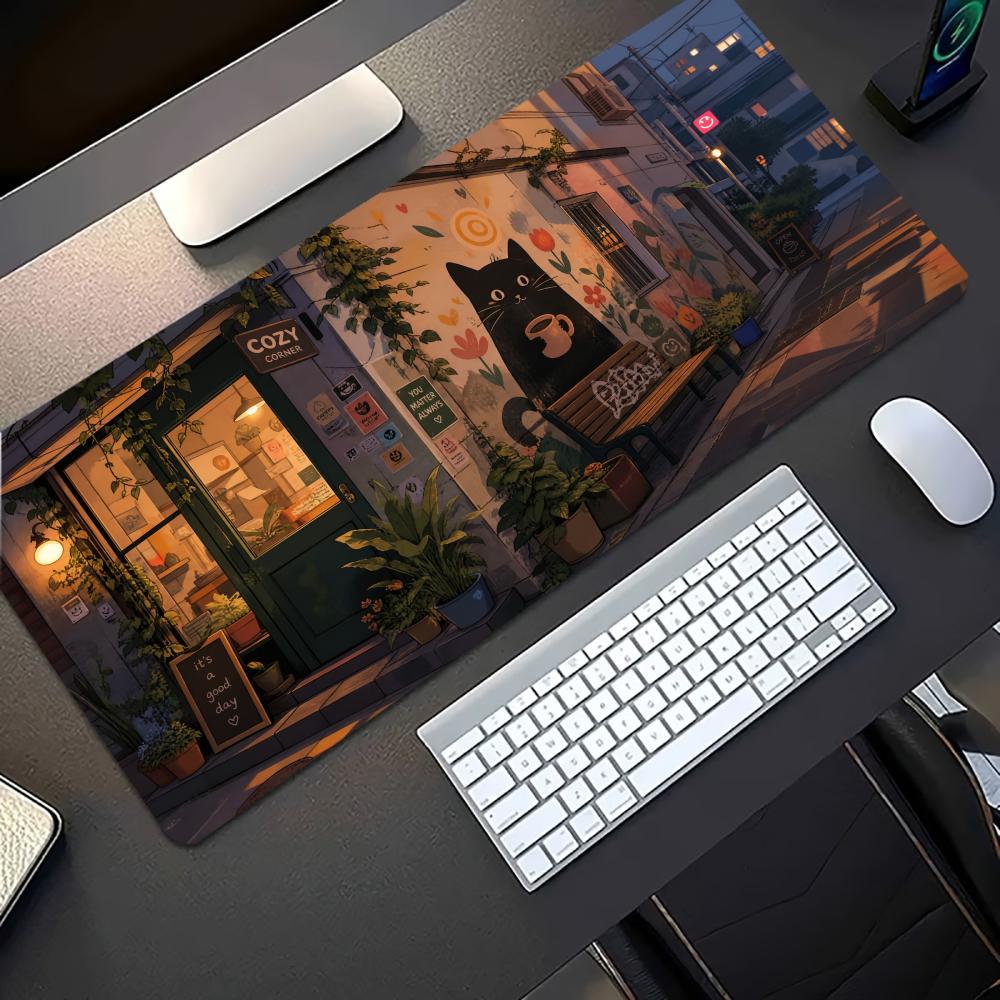 وسادة فأرة ألعاب كبيرة مريحة ب - مراجعة Desk Setup Anime وسعره