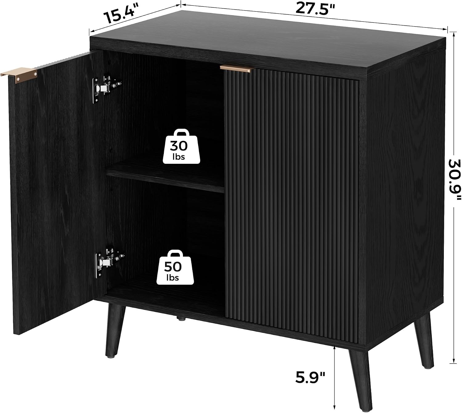 خزانة بوفيه مخددة حديثة مع مسا - مراجعة Desk Setup Modern وسعره