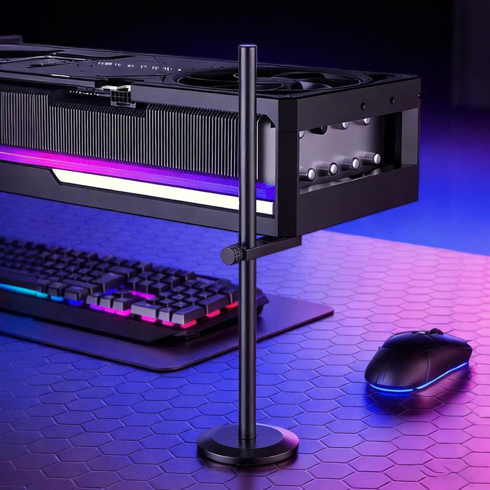 حامل GPU قابل للتعديل مع مغناط - مراجعة Desk Setup Videos وسعره