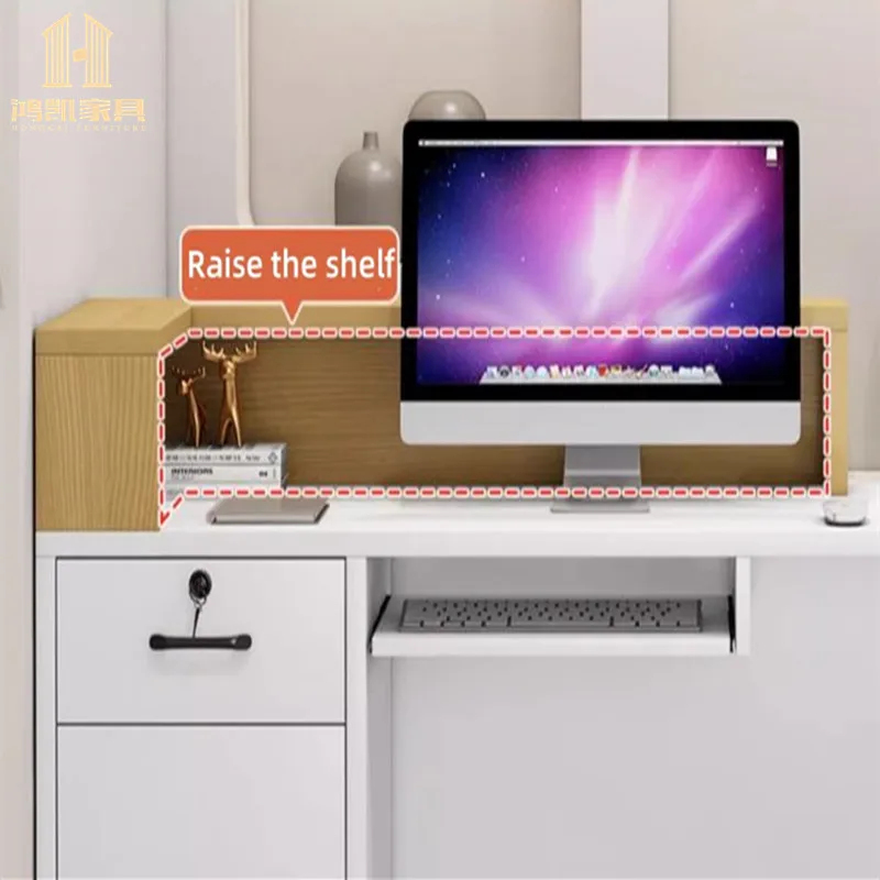 مكتب استقبال خشبي مخصص للفنادق - مراجعة Desk Setup Modern وسعره