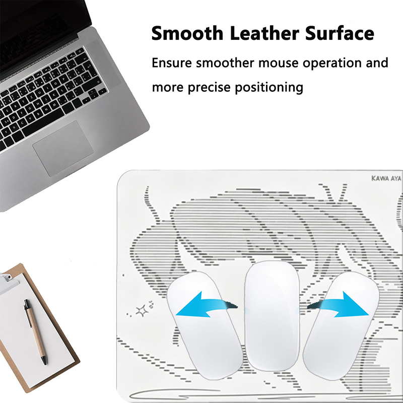 لوحة ماوس جلدية كبيرة بتصميم أ - مراجعة Desk Setup Rug وسعره